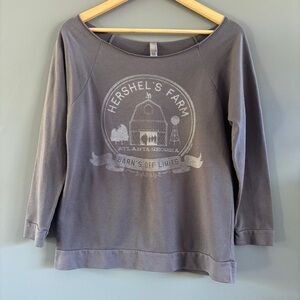 The Walking Dead Sweatshirt Womens Small Gray